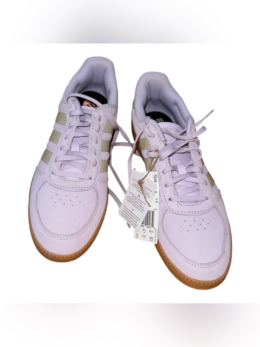 NEW adidas Purple Breaknet Sleek Trainers Low Top SZ-10 - Picture 8 of 11